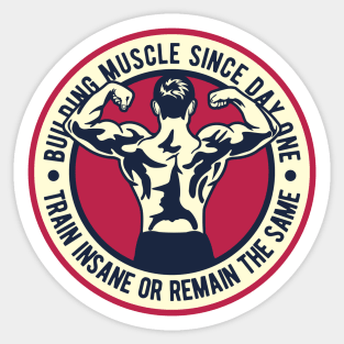 Muscle Building Sticker